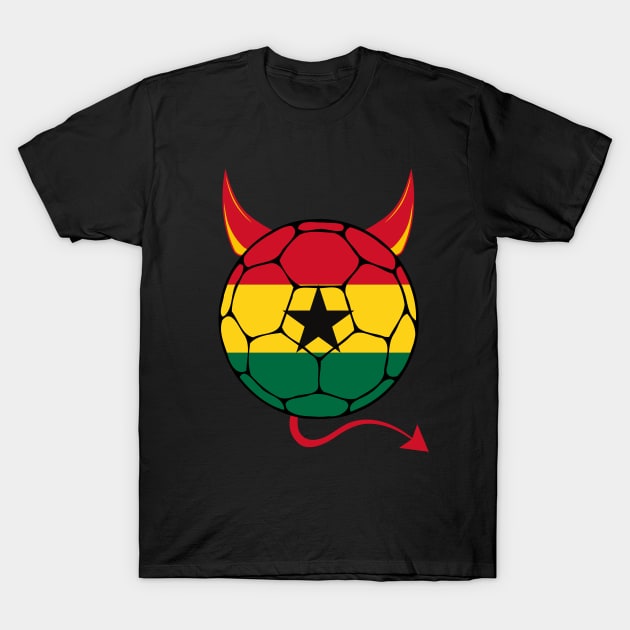 Ghana Football Halloween T-Shirt by footballomatic